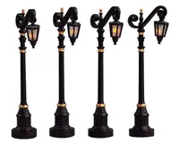 Lemax Colonial street lamp - 4.5v adapter - Set of 4