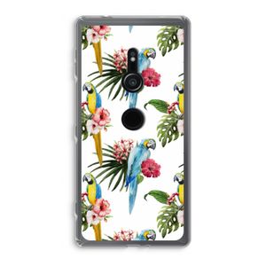 Kleurrijke papegaaien: Sony Xperia XZ2 Transparant Hoesje