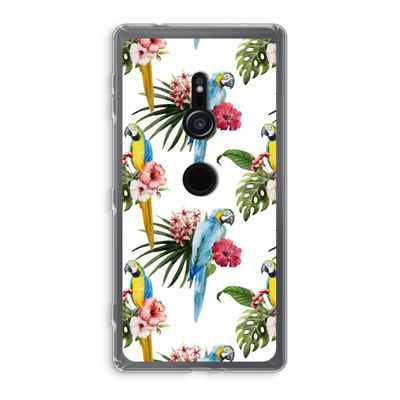 Kleurrijke papegaaien: Sony Xperia XZ2 Transparant Hoesje