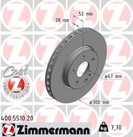 Remschijf Coat Z 400551020