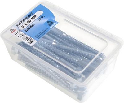 Houtdraadbout 6x40mm 50st - Deltafix