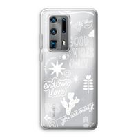 Good vibes: Huawei P40 Pro Plus Transparant Hoesje