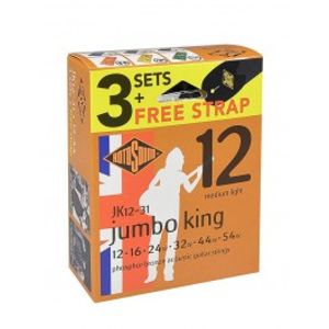 Rotosound JK12-31 Jumbo King 3-pack met gratis gitaarriem