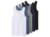 esmara Set van 5 kinder hemden (zwart/blauw/grijs/wit, 158/164)