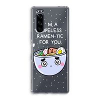 I'm A Hopeless Ramen-Tic For You: Sony Xperia 5 Transparant Hoesje