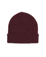 051 Heren Beanie Bordeaux