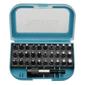 Makita P-73374 Bitset 31-delig Phillips, Pozidriv en TORX