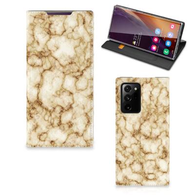 Samsung Galaxy Note 20 Ultra | Standcase | Marmer Goud