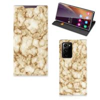 Samsung Galaxy Note 20 Ultra | Standcase | Marmer Goud