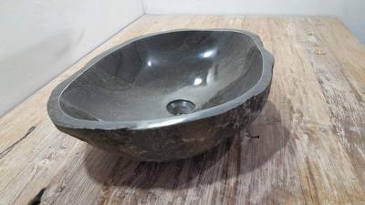 Wasbak riviersteen RL250349, 51x39x15 cm