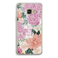 Kindness matters: Samsung Galaxy A3 (2016) Transparant Hoesje
