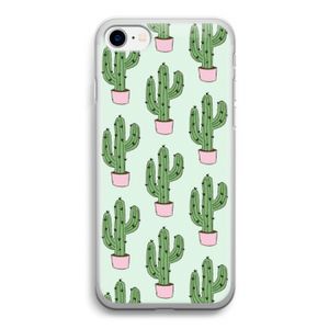 Cactus Lover: iPhone SE 2020 Transparant Hoesje