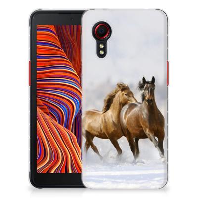 Samsung Galaxy Xcover 5 | TPU Hoesje | Paarden