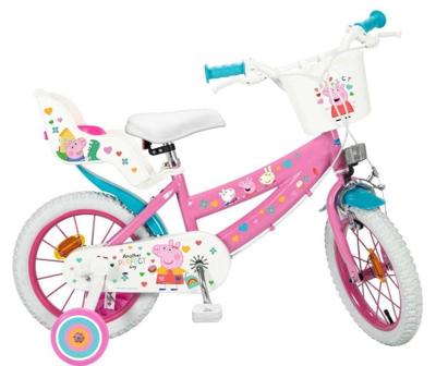 Kinderfiets 14" Peppa Pig roze 1495 TOIMSA