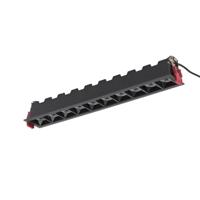 Lyora Zwarte inbouwspotMidi Led 10x1 leds - 4000K - 10066