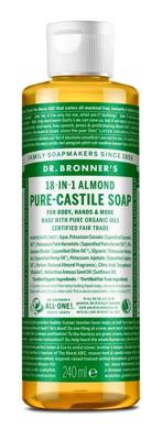 Dr Bronners Liquid soap amandel 240 Milliliter