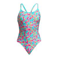 Funkita Planted Pink diamond back badpak dames 38
