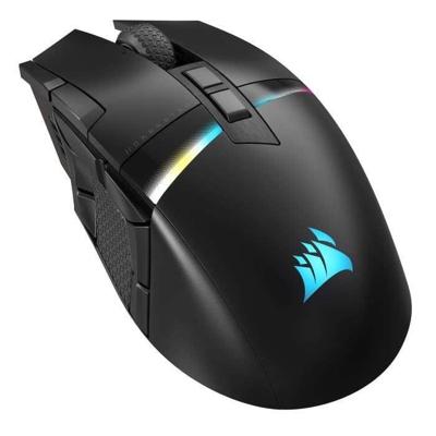 Gamingmuis - Draadloos - CORSAIR - DARKSTAR RGB Draadloos - 15 programmeerbare knoppen - Optische sensor - Zwart - (CH-931A011-EU)