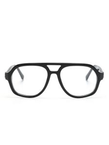 Moncler Eyewear lunettes de vue à monture pilote - Noir