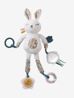 Kleine activiteitenknuffel giraf RETRO FLOWERS geel