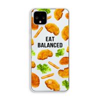 Eat Balanced: Pixel 4 XL Transparant Hoesje