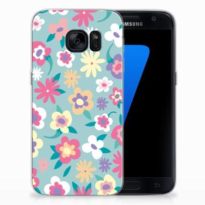 Samsung Galaxy S7 | TPU Case | Flower Power