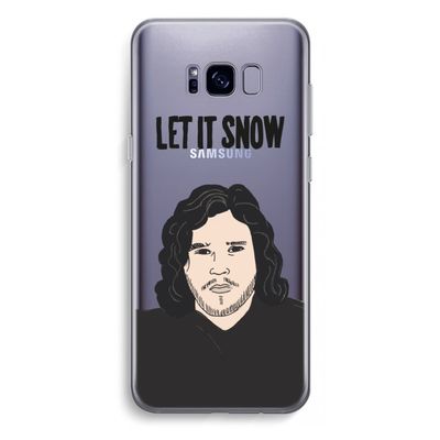 Let It Snow: Samsung Galaxy S8 Plus Transparant Hoesje