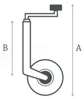 WINTERHOFF steunwiel stuetzrad .