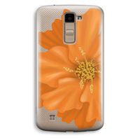 Orange Ellila flower: LG K10 (2016) Transparant Hoesje