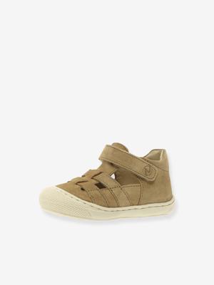 Halfopen baby boots NATURINO beige