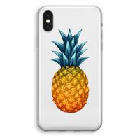 Grote ananas: iPhone X Transparant Hoesje