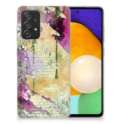 Smartphone hoesje Samsung Galaxy A52 (5G/4G) Letter Painting Smartphone hoesje Samsung Galaxy A52 (5G/4G) Letter Painting