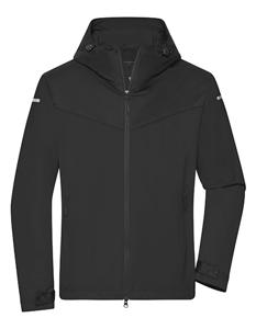 James & Nicholson JN1180 Men´s Allweather Jacket - /Black - XXL