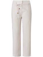 Enkellange broek model Xana 100% linnen Van Raffaello Rossi beige - thumbnail