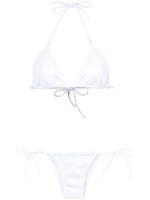 Amir Slama triangle bikini set - Blanc - thumbnail