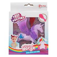 Dream Horse eenhoorn speelfiguur pegasus met borstel