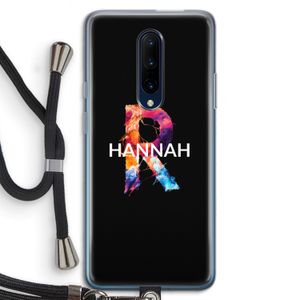 Abstract Spectrum: OnePlus 7 Pro Transparant Hoesje met koord