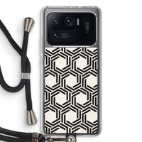 Geometrisch patroon: Xiaomi Mi 11 Ultra Transparant Hoesje met koord
