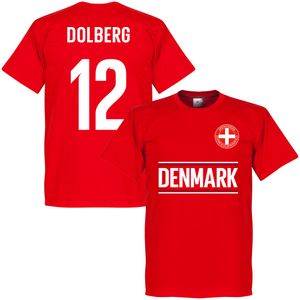 Denemarken Dolberg 12 Team T-Shirt