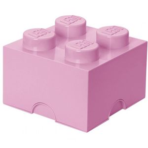 LEGO Brick 4 opbergbox - roze