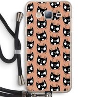 Kat: Samsung Galaxy J3 (2016) Transparant Hoesje met koord