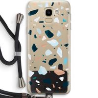 Terrazzo N°13: Samsung Galaxy J6 (2018) Transparant Hoesje met koord
