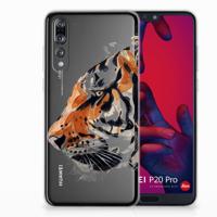 Smartphone hoesje Huawei P20 Pro Watercolor Tiger