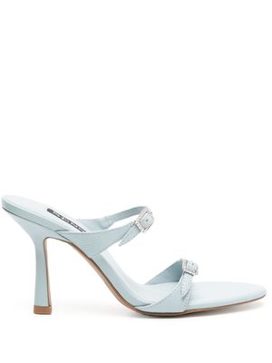 Senso sandales Mora 90 mm à bout ouvert - Bleu