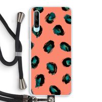 Pink Cheetah: Huawei P Smart Pro Transparant Hoesje met koord Pink Cheetah: Huawei P Smart Pro Transparant Hoesje met koord