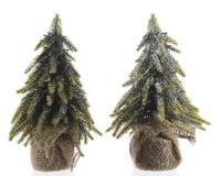 Miniboom PE jute zak 2ass 20 cm groen Kerst Everlands - Everlands Miniboom PE jute zak 2ass 20 cm groen Kerst Everlands - Everlands