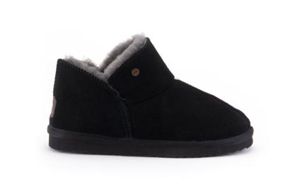 Warmbat Willow Suede Kinder Pantoffel Black 31