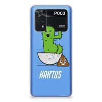 Xiaomi Poco M4 Pro 4G Telefoonhoesje met Naam Cactus Poo - thumbnail