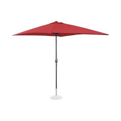 Grote parasol - bordeaux - rechthoekig - 200 x 300 cm
