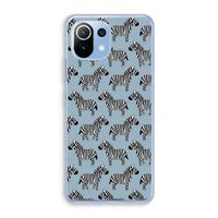 Zebra: Xiaomi Mi 11 Lite Transparant Hoesje